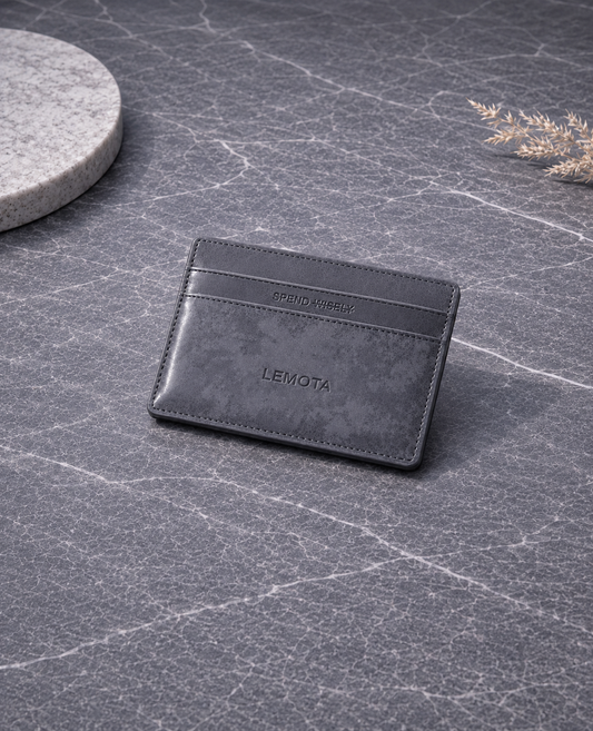 Grey Card Holder