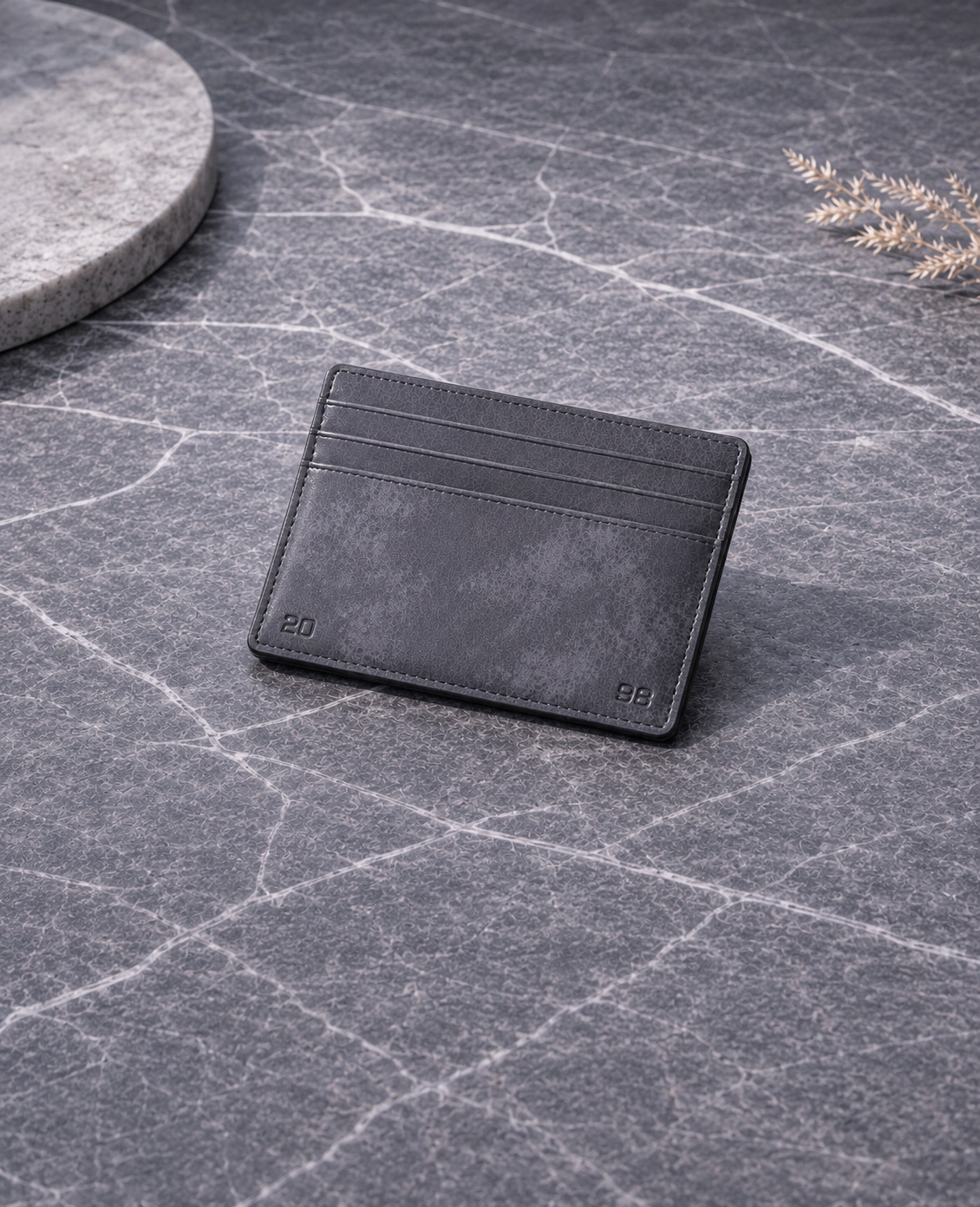 Grey Card Holder