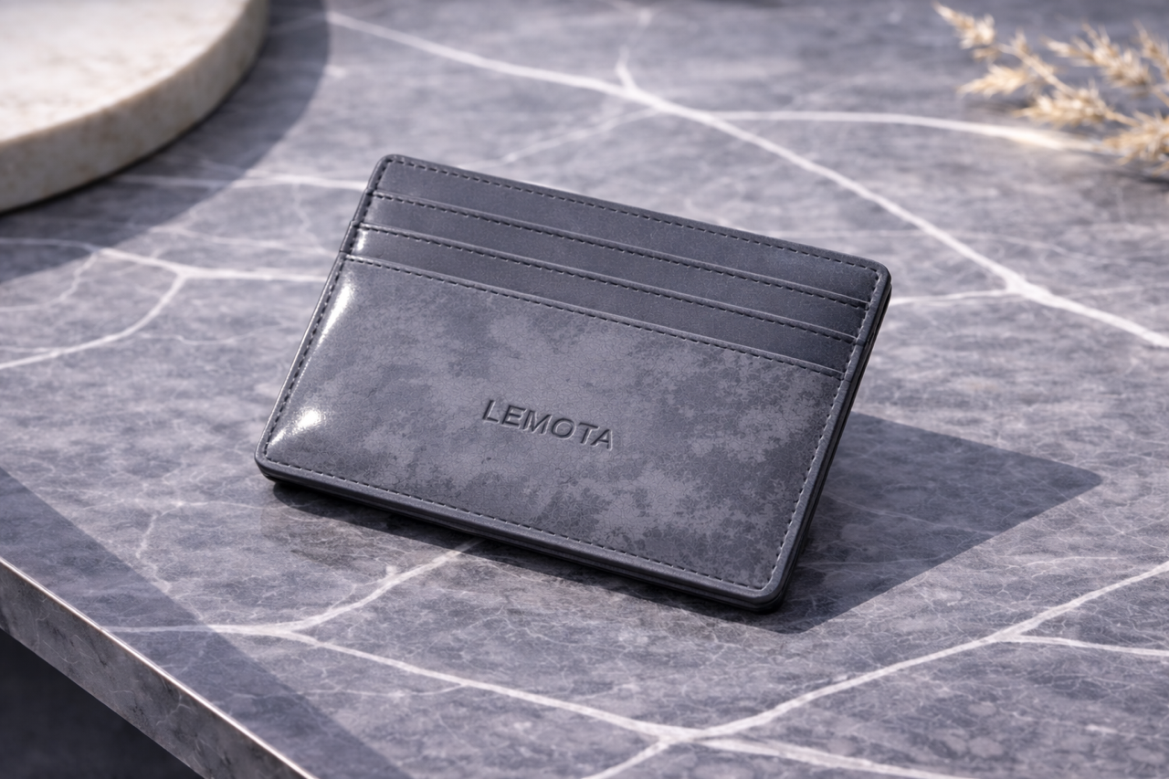 Grey Card Holder